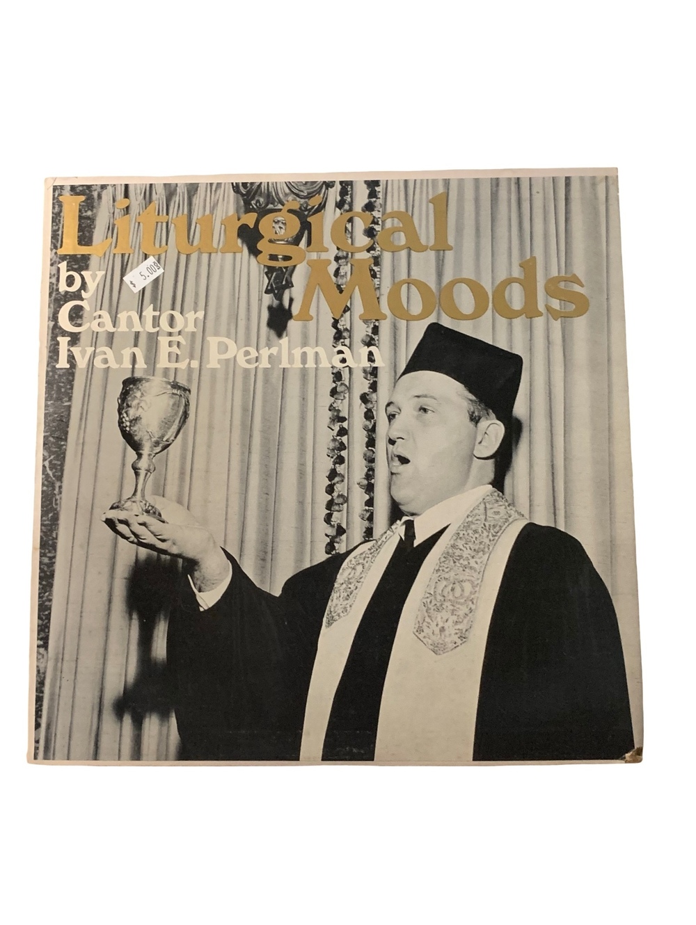 Liturgical Moods by Cantor Ivan E. Perlman Vintage Vinyl LP Record Album Capitol
